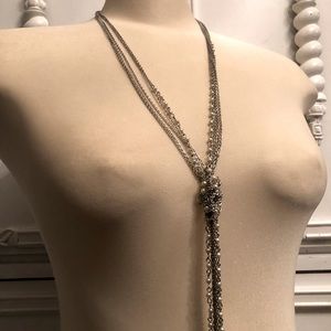 Pearl X Chain Necklace